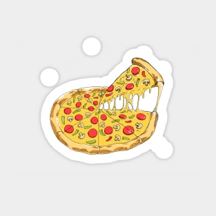 melted pizza Sticker